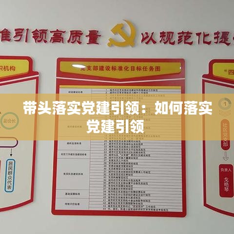 帶頭落實(shí)黨建引領(lǐng)：如何落實(shí)黨建引領(lǐng) 