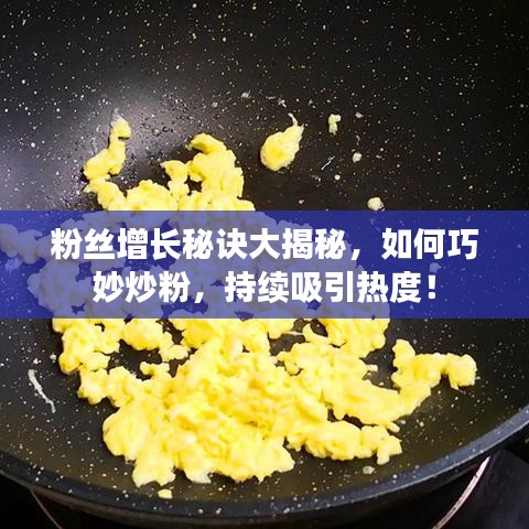 粉絲增長(zhǎng)秘訣大揭秘，如何巧妙炒粉，持續(xù)吸引熱度！