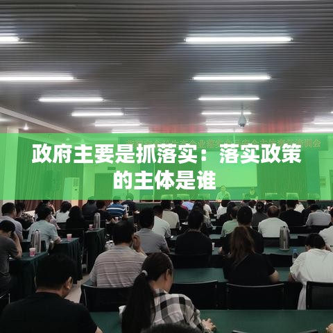 政府主要是抓落實(shí)：落實(shí)政策的主體是誰(shuí) 