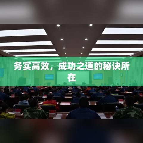 務(wù)實高效，成功之道的秘訣所在