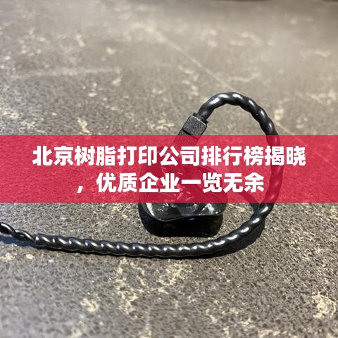 北京樹脂打印公司排行榜揭曉，優(yōu)質(zhì)企業(yè)一覽無余