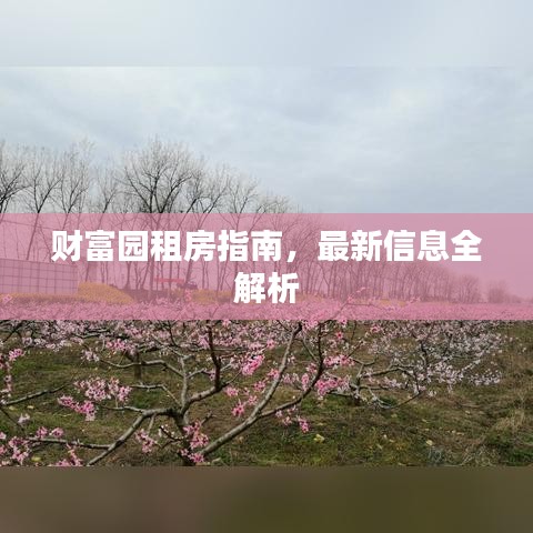 財(cái)富園租房指南，最新信息全解析