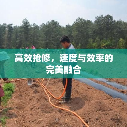 高效搶修，速度與效率的完美融合