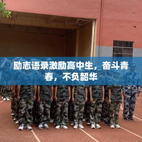 勵(lì)志語(yǔ)錄激勵(lì)高中生，奮斗青春，不負(fù)韶華